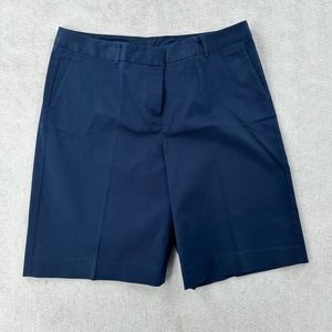 Isaac Mizrahi For Target‎ Trouser Shorts Womens 12 Bermuda Blue Career Pockets